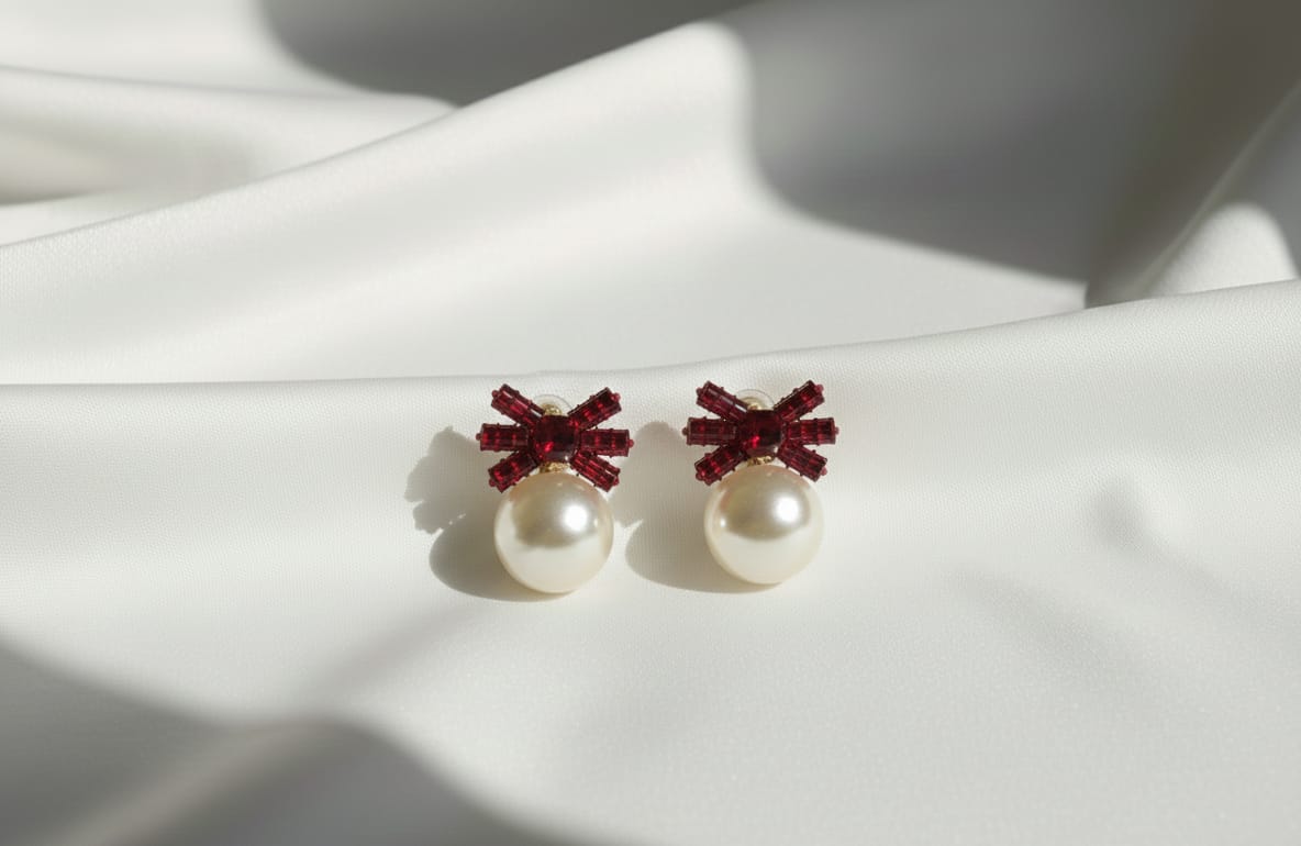 Elegant Pearl Drop Earrings