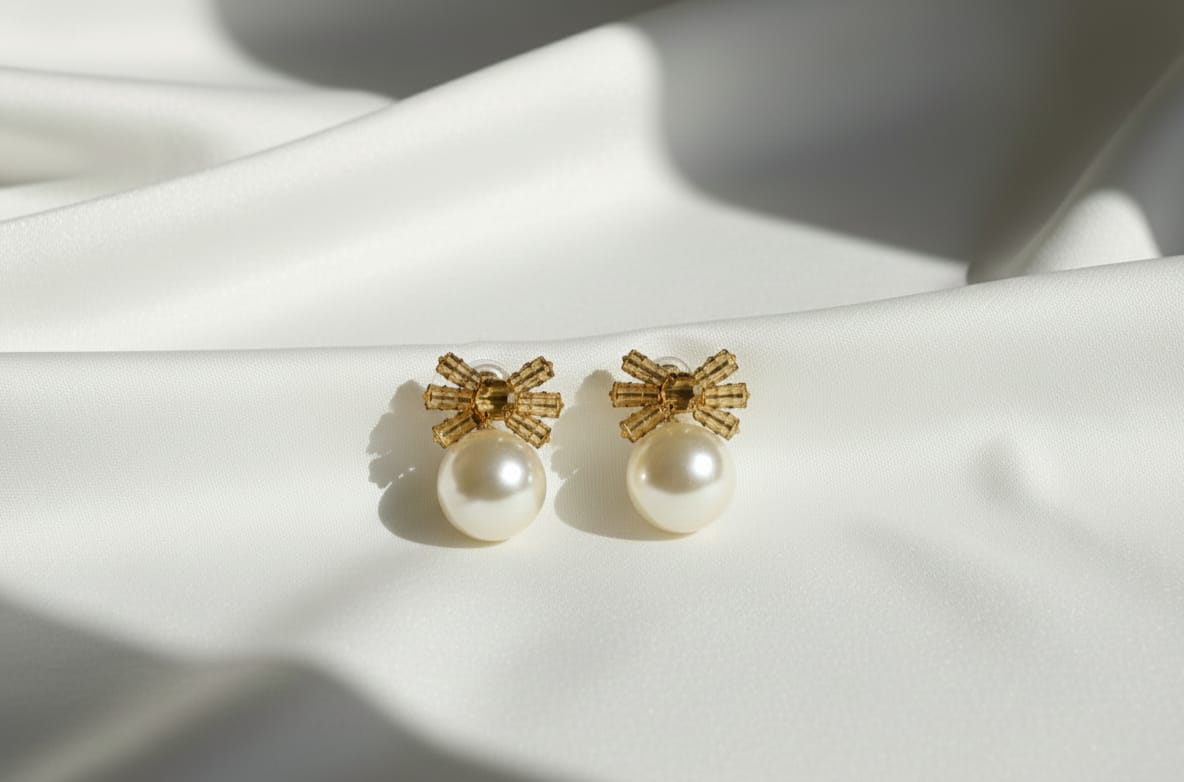 Elegant Pearl Drop Earrings