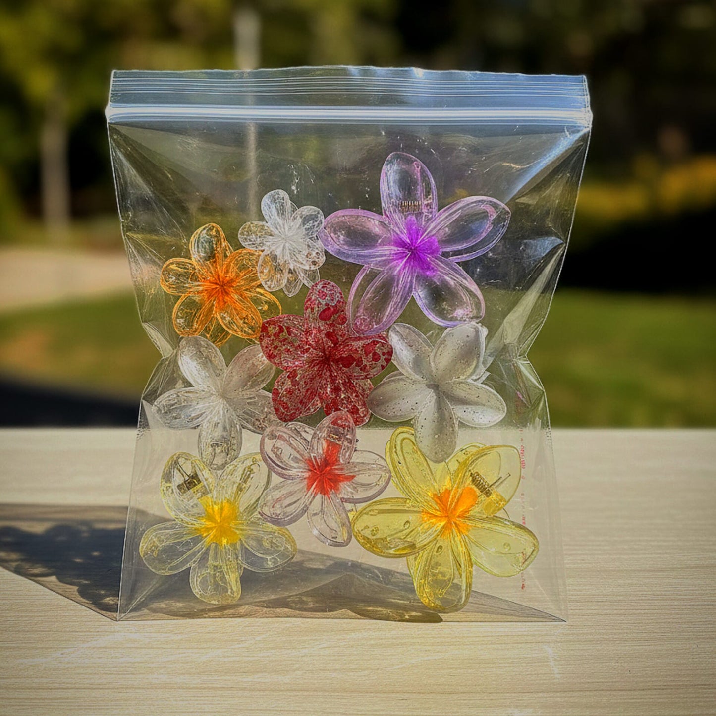 Floral Multi Hair Catcher Clips – Pack of 5