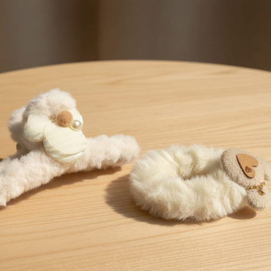 Fluffy Hair Clipper & Pony Set