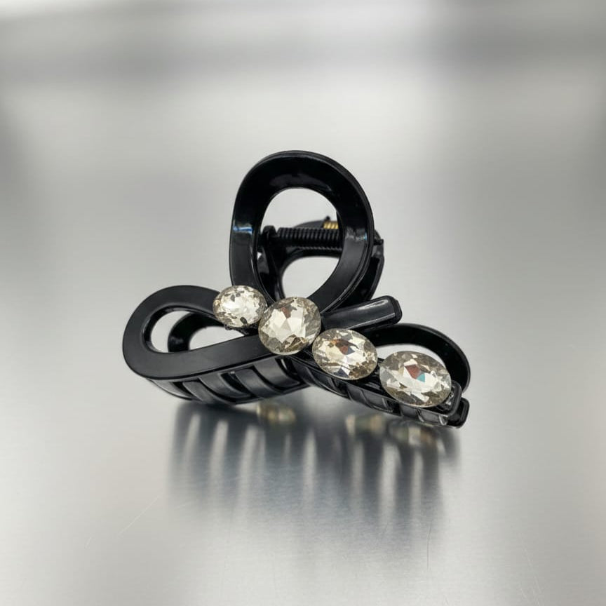 Crystal Beads Hair Catcher Clip