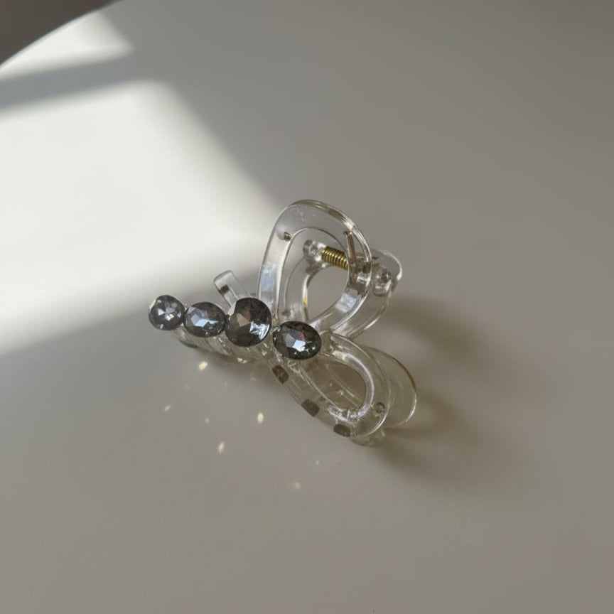 Crystal Beads Hair Catcher Clip