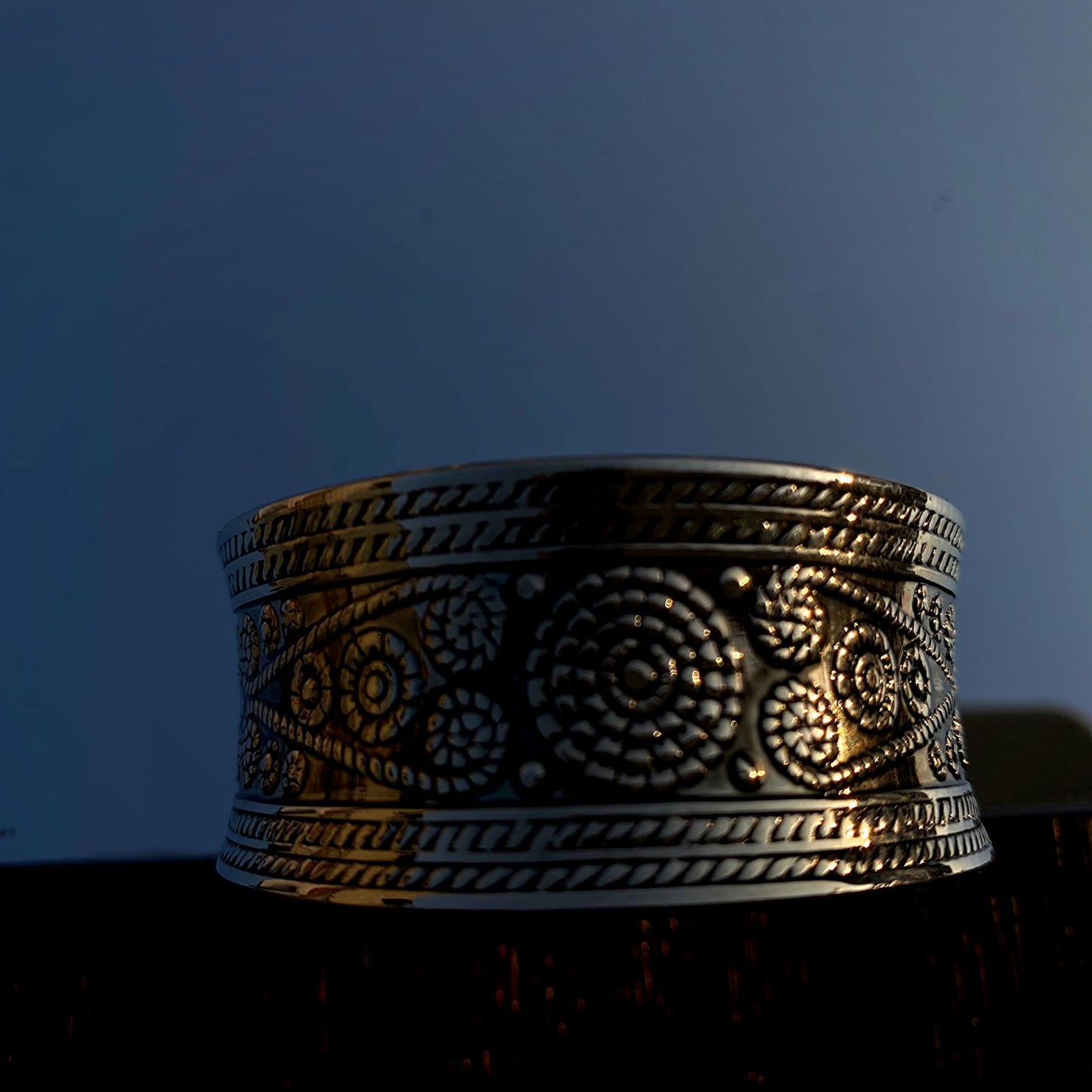 oxidized silver-style Karra