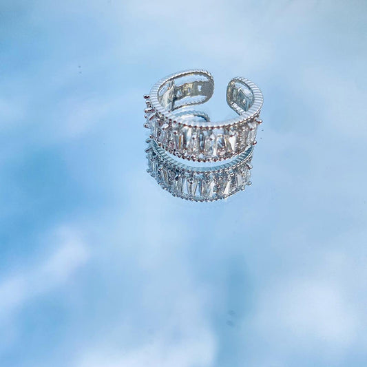 The Crystal Cascade Eternity Band